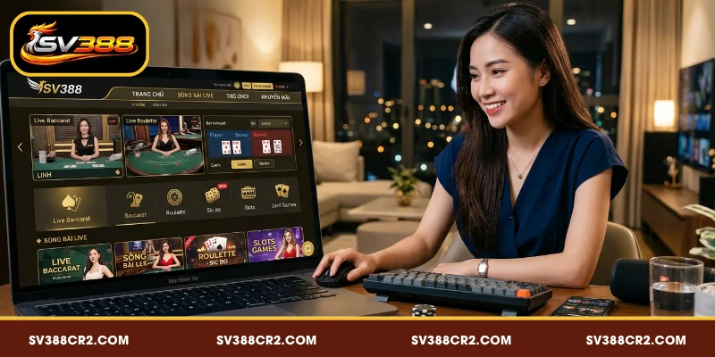 Casino SV388 mang đến nhiều sảnh cược khác nhau