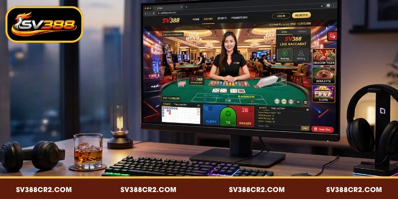 Đa dạng trò chơi được yêu thích tại Casino SV388