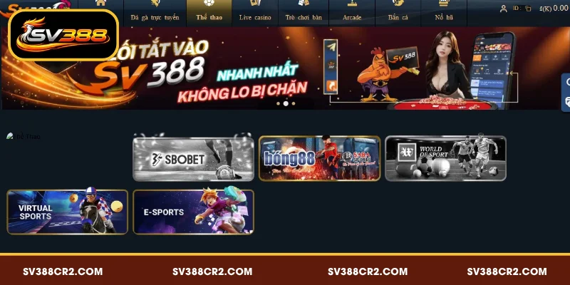 Tổng quan về thể thao SV388