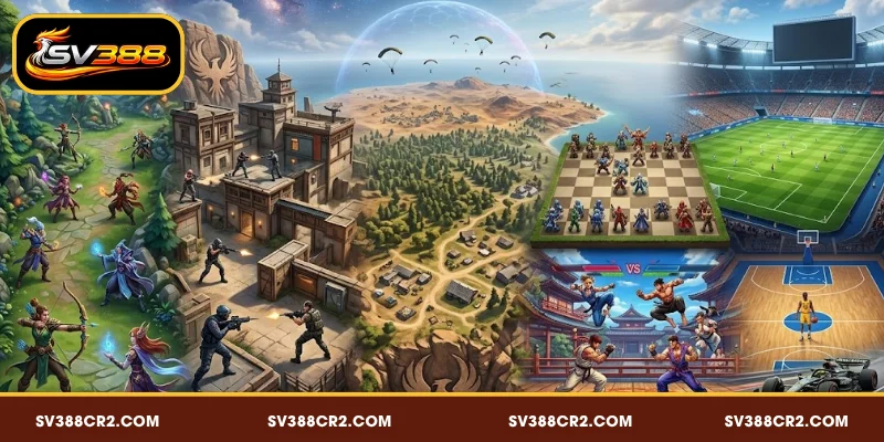 Esports SV388 - Giải Trí Hiện Đại, Tận Hưởng Trọn Vẹn 4 Top game Esports được yêu thích tại SV388