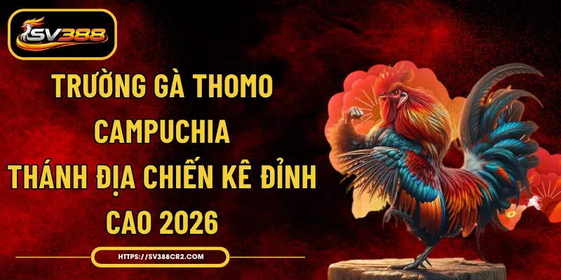 Trường Gà Thomo Campuchia - Thánh Địa Chiến Kê Đỉnh Cao 2026